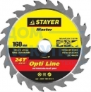 Диск пильный по дереву MASTER «OPTI-Line» (160х20 мм; 24Т) для циркулярных пил Stayer 3681-160-20-24
