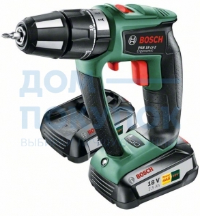 Дрель-шуруповерт BOSCH PSB 18 LI-2 Ergonomic 06039B0301