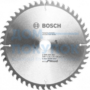 Пильный диск ECO WOOD (230x30 мм; 48T) Bosch 2608644382