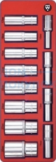 Набор глубоких головок (1/2”, ложемент, 12 предметов) МАСТАК 5-014012