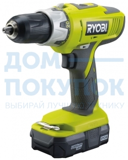 Дрель-шуруповерт аккумуляторная 18В ONE+ RYOBI LLCDI18022 5133001898