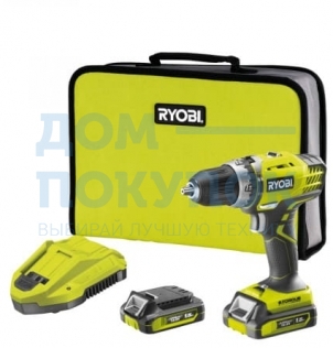 Дрель-шуруповерт аккумуляторная 14,4 В R14DD RYOBI R14DDE-LL15S 5133001900