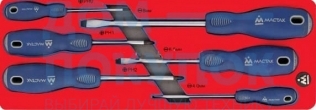 Набор отвёрток (ложемент, 6 предметов) МАСТАК 5-4006
