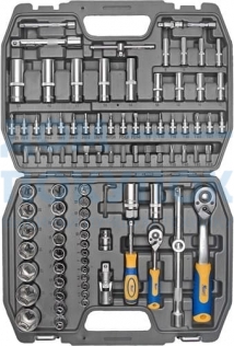 Набор инструмента 1/2 Dr и 1/4 Dr 94 предмета KRAFT KT 700306