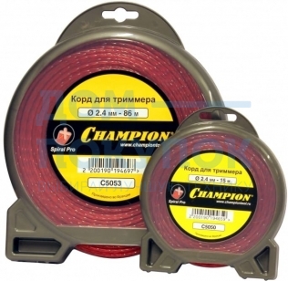 Корд триммерный CHAMPION Spiral Pro 3,0мм 55м С5054