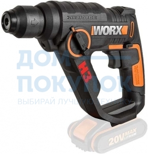 Перфоратор аккумуляторный WORX 20V WX 390.9, без АКБ и ЗУ